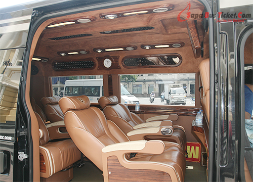 sapa bus ticket - xe luxury van